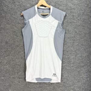 Mc David Activewear Tank Men M Medium Gray Crew Neck Sleeveless Athletic Solid